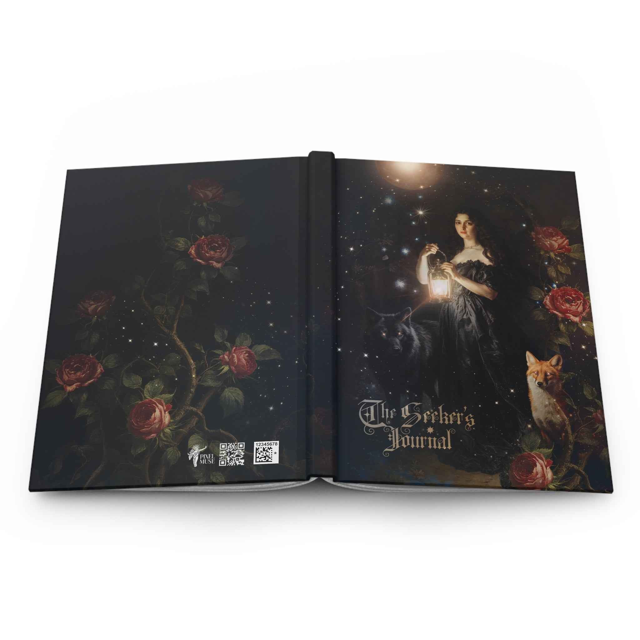 The Seeker's Journal: Gothic Fantasy Notebook for Witchy Grimoire & Shadow Work