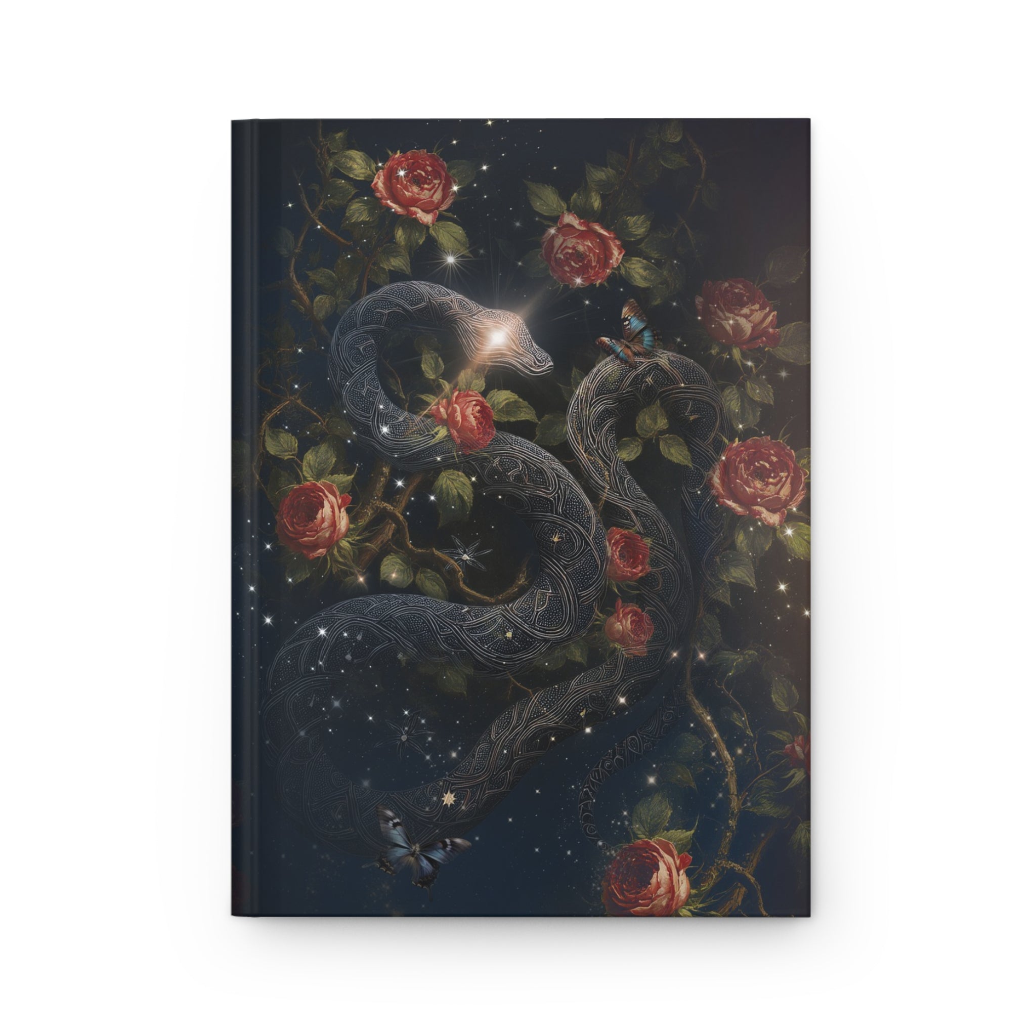 The Serpent Rose Notebook: Gothic Botanical Journal for Cosmic Witch Grimoire & Magic