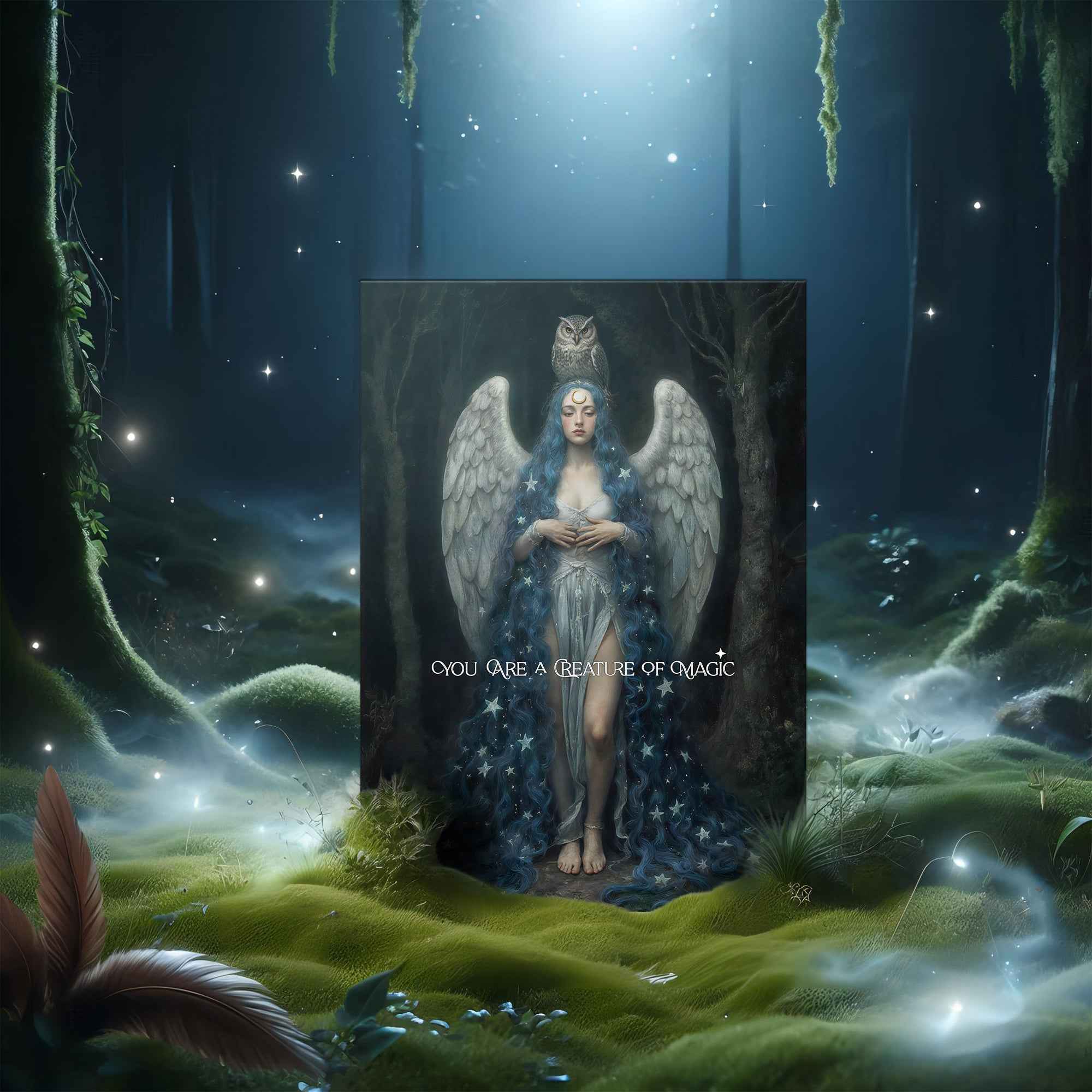 Creature of Magic Angel Card - Mystical Woodland Gift