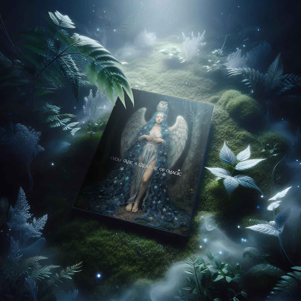 Creature of Magic Angel Card - Mystical Woodland Gift