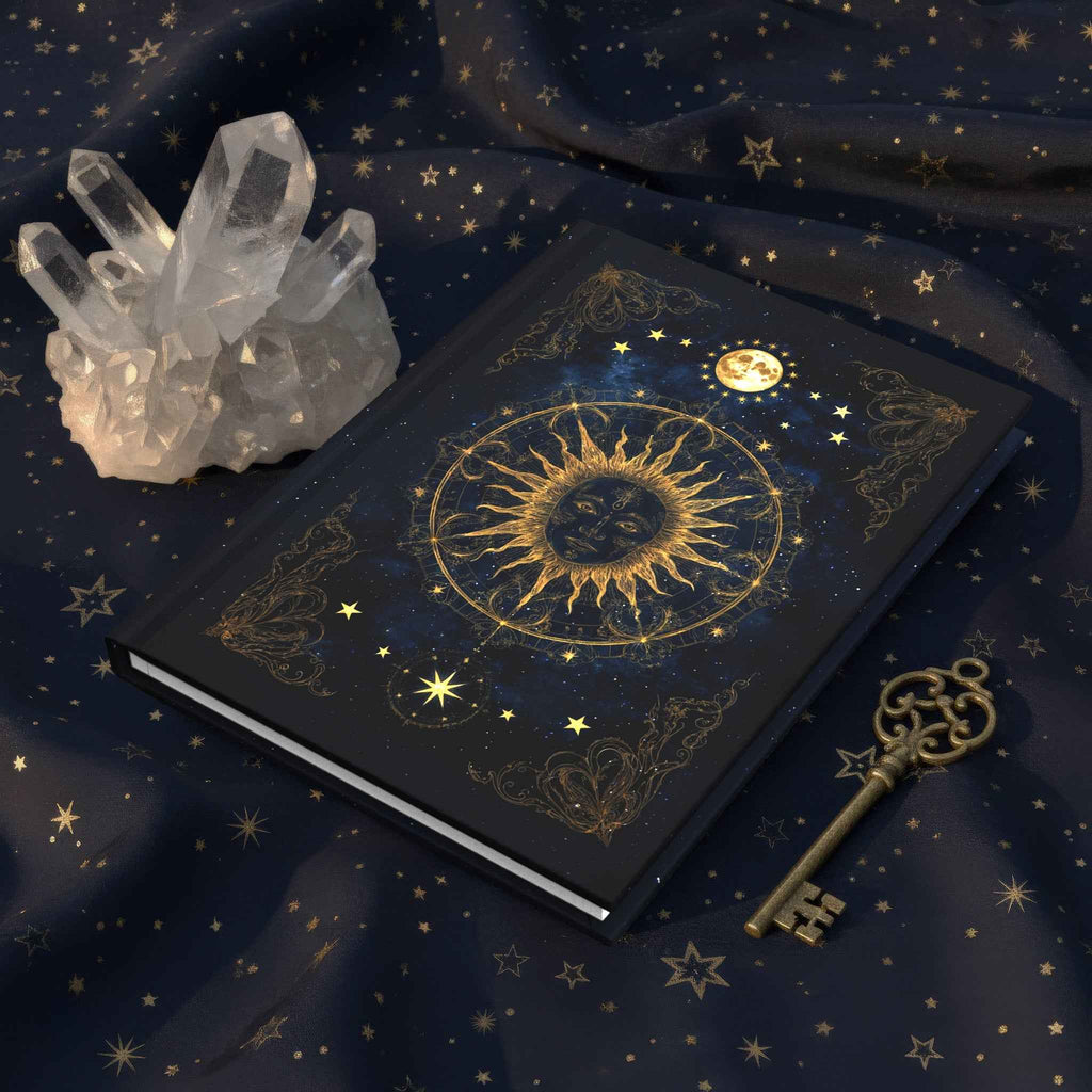 Celestial Sun & Moon Journal – Mystic Hardcover Notebook