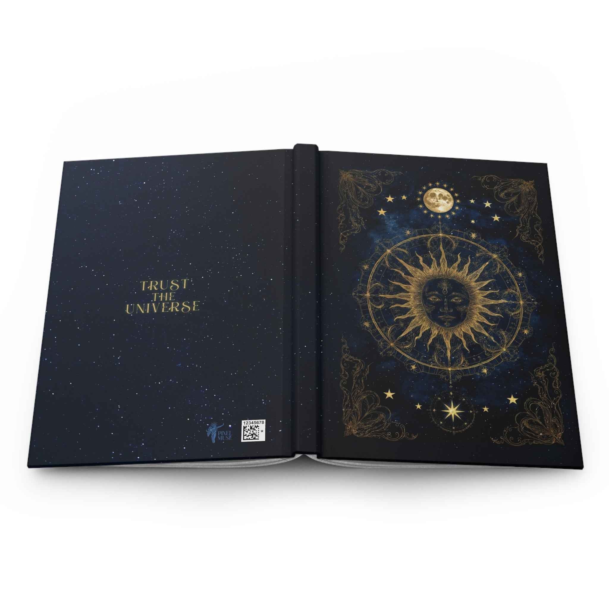 Celestial Sun & Moon Journal – Mystic Hardcover Notebook