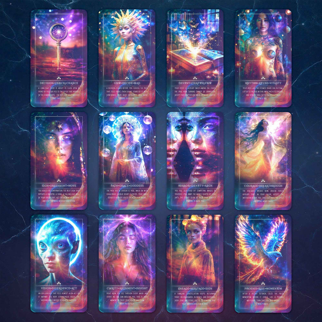 Cosmic Echo: Whispers from Your Star Ancestors Oracle - PixelMuse