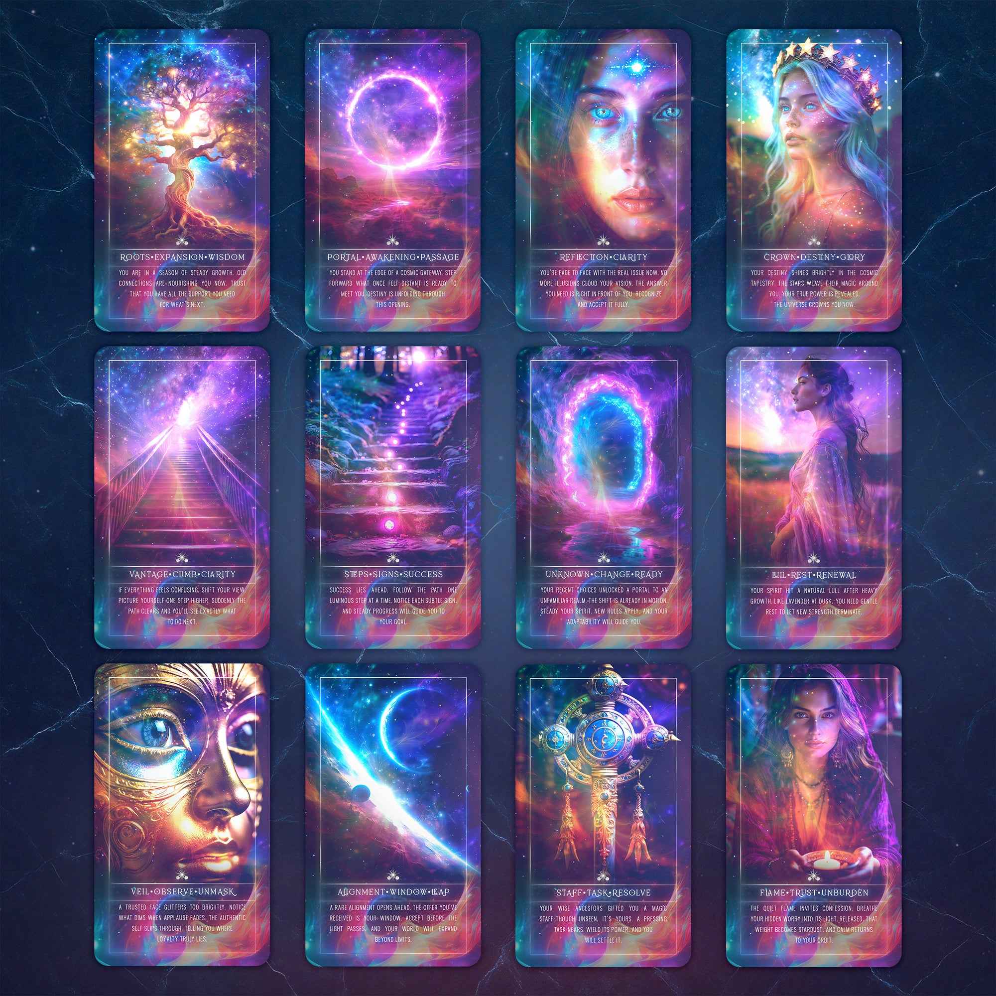 Cosmic Echo: Whispers from Your Star Ancestors Oracle - PixelMuse