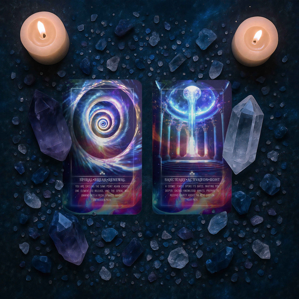 Cosmic Echo: Whispers from Your Star Ancestors Oracle - PixelMuse