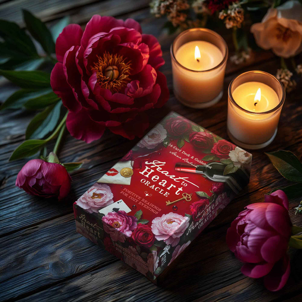 Heart to Heart Oracle: Positive Readings for Cozy Evenings - PixelMuse