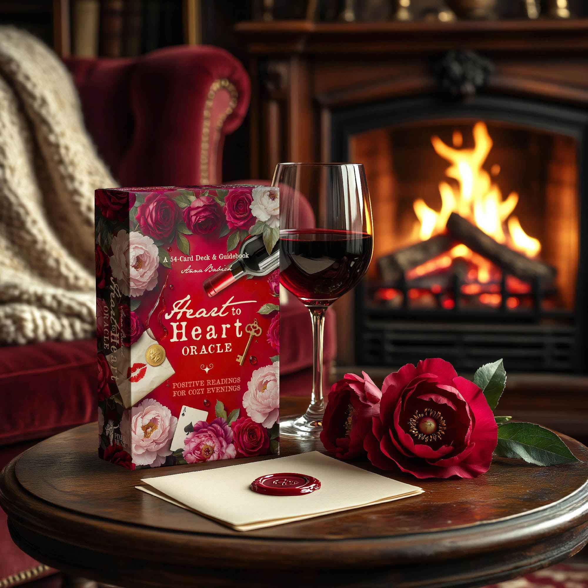 Heart to Heart Oracle: Positive Readings for Cozy Evenings - PixelMuse