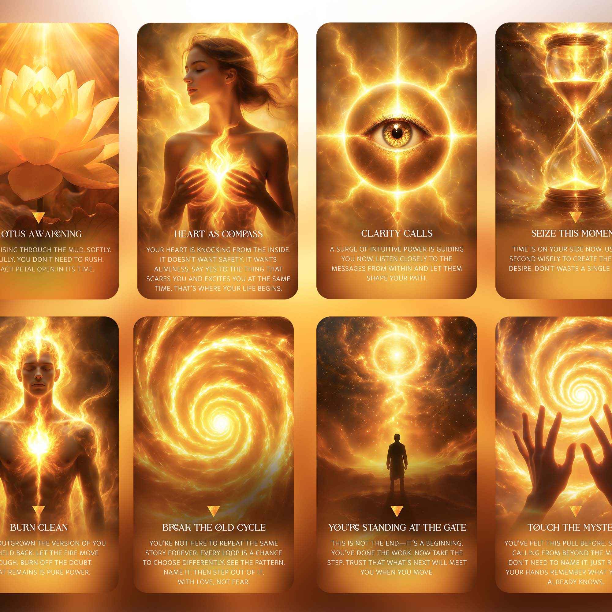 Path of Potential Oracle: Fire - lit Path of Your Becoming - PixelMuse