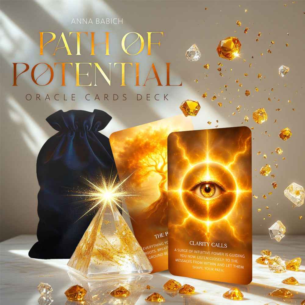 Path of Potential Oracle: Fire - lit Path of Your Becoming - PixelMuse