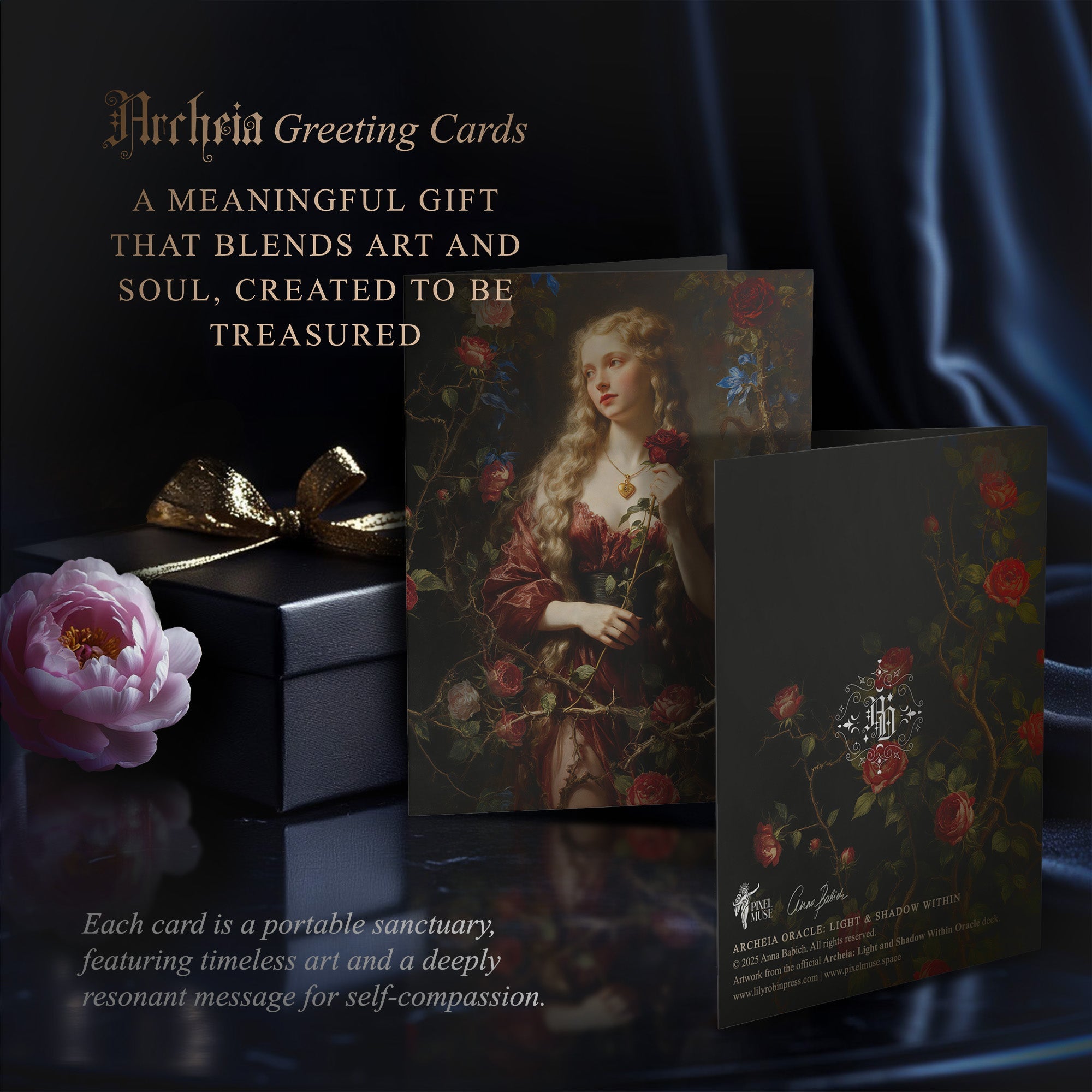 Shadow Work Greeting Cards – Archetypal Affirmation & Soul Reflection Set - PixelMuse