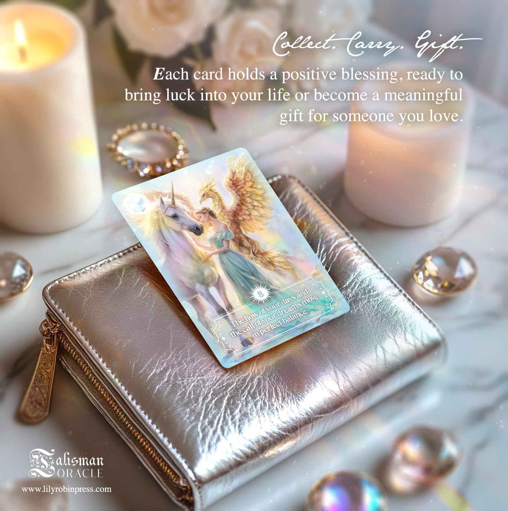 Talisman Oracle 10 - Card Blind Pack. Lucky Charm Oracle Cards - PixelMuse
