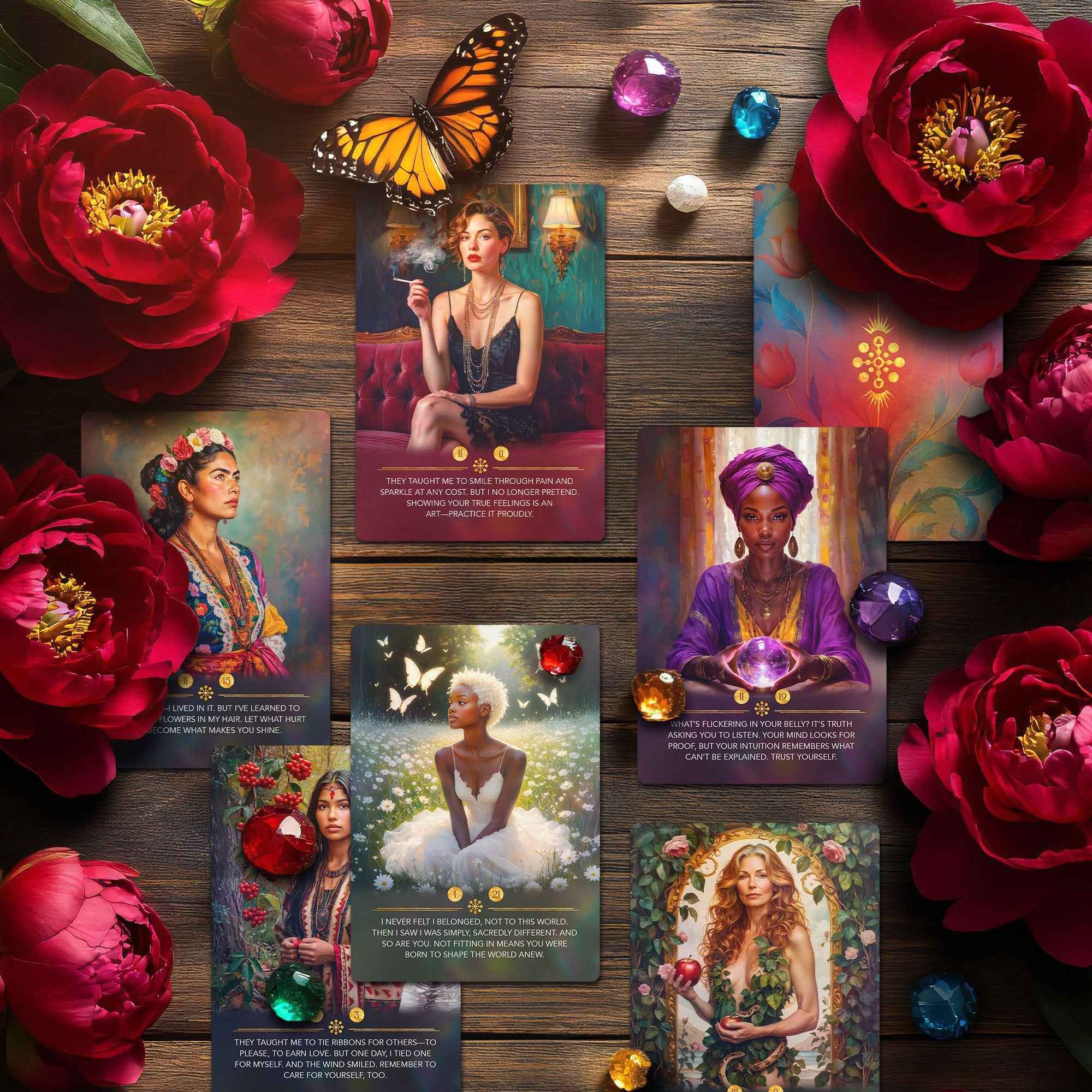 The Foremothers Oracle Deck – 60 Ancestral Feminine Wisdom Cards for Healing, Guidance & Spiritual Growth