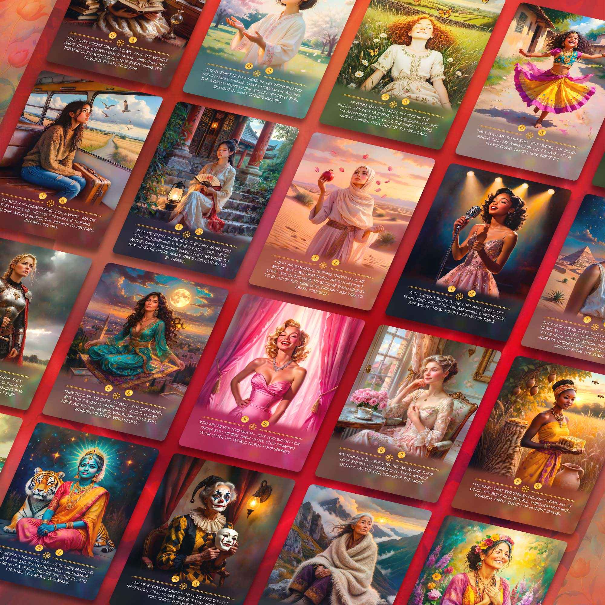 The Foremothers Oracle Deck – 60 Ancestral Feminine Wisdom Cards for Healing, Guidance & Spiritual Growth