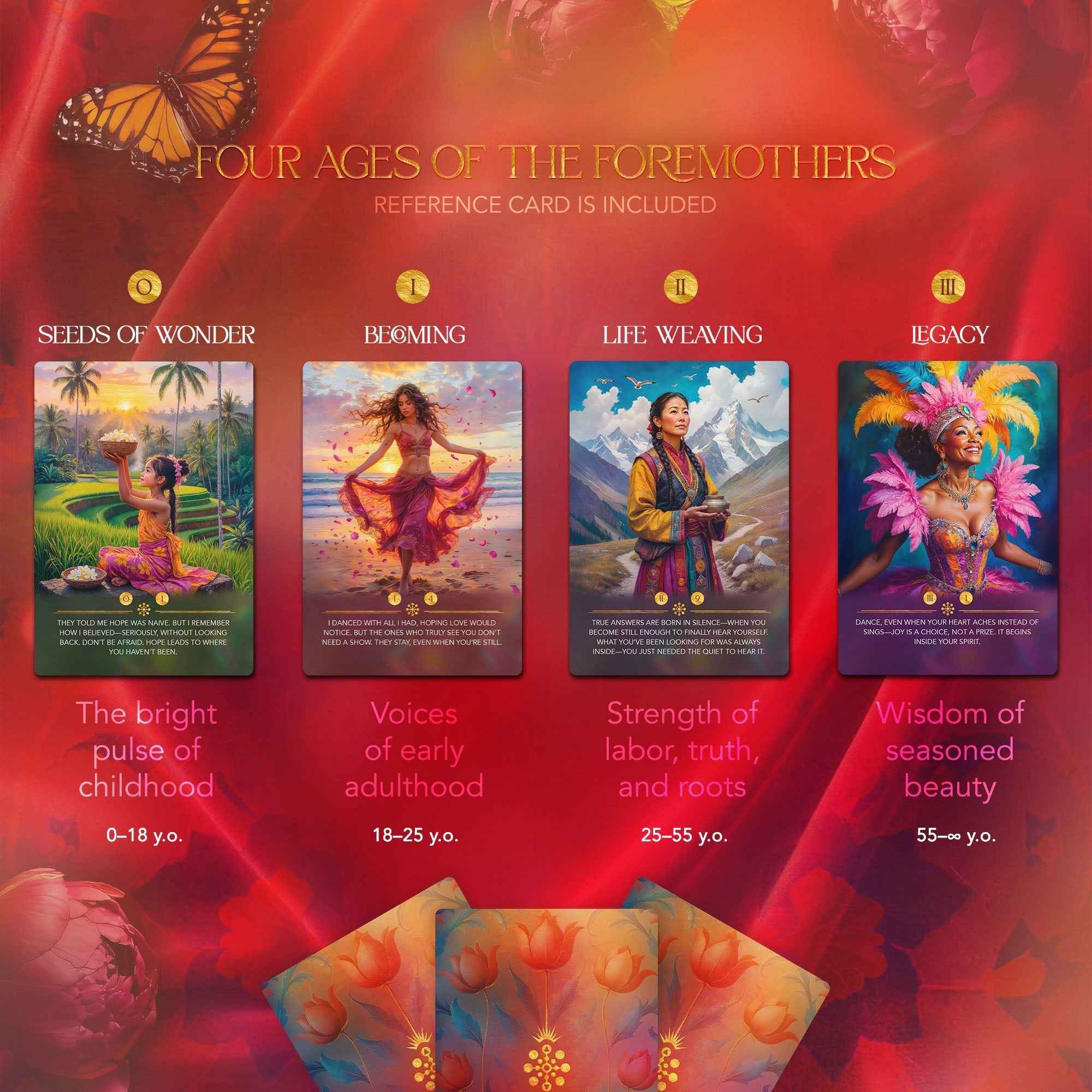 The Foremothers Oracle Deck – 60 Ancestral Feminine Wisdom Cards for Healing, Guidance & Spiritual Growth