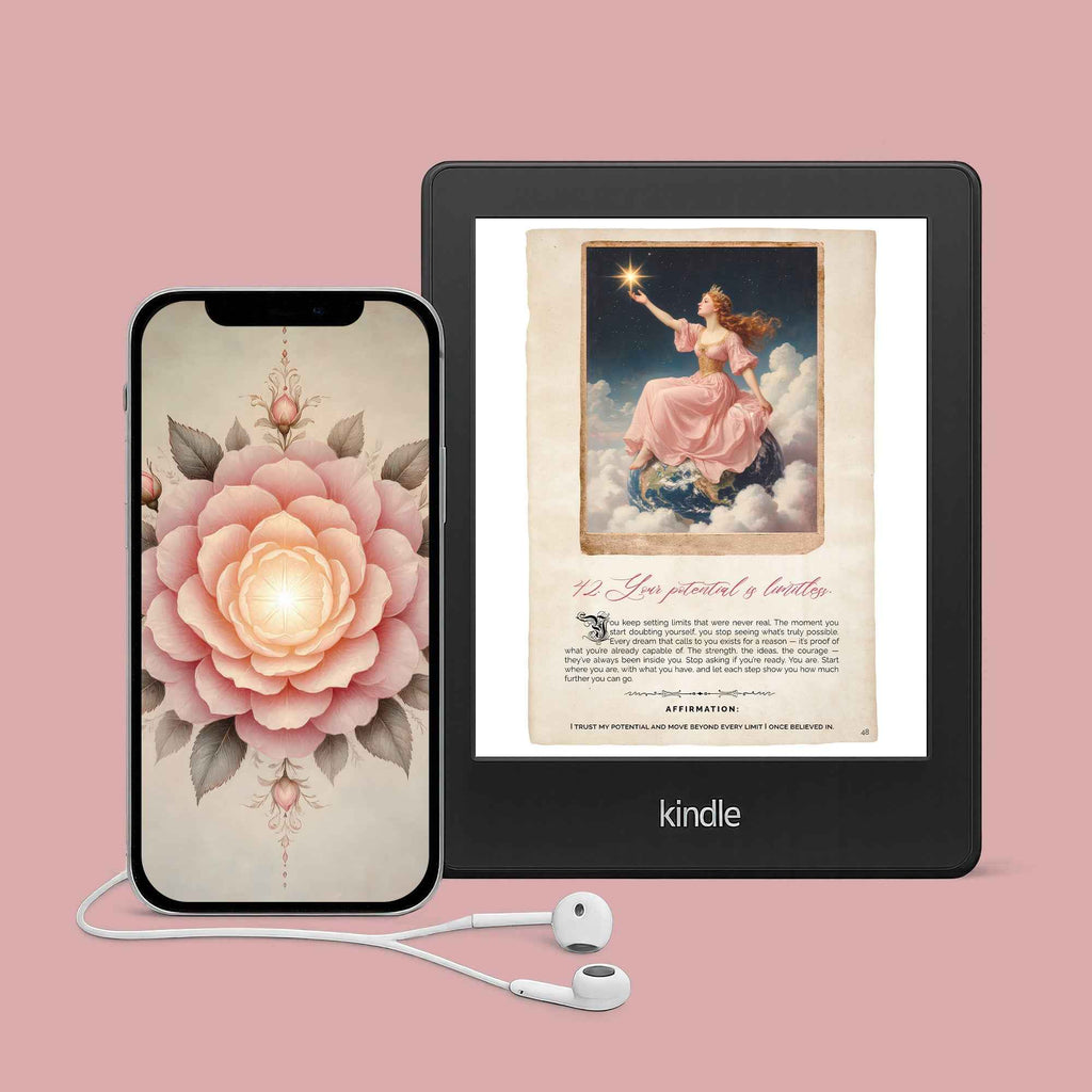 The Tiny Steps to Big Miracles Oracle Deck – 42-Card Oracle Deck for Self Reflection + Guidebook & Music