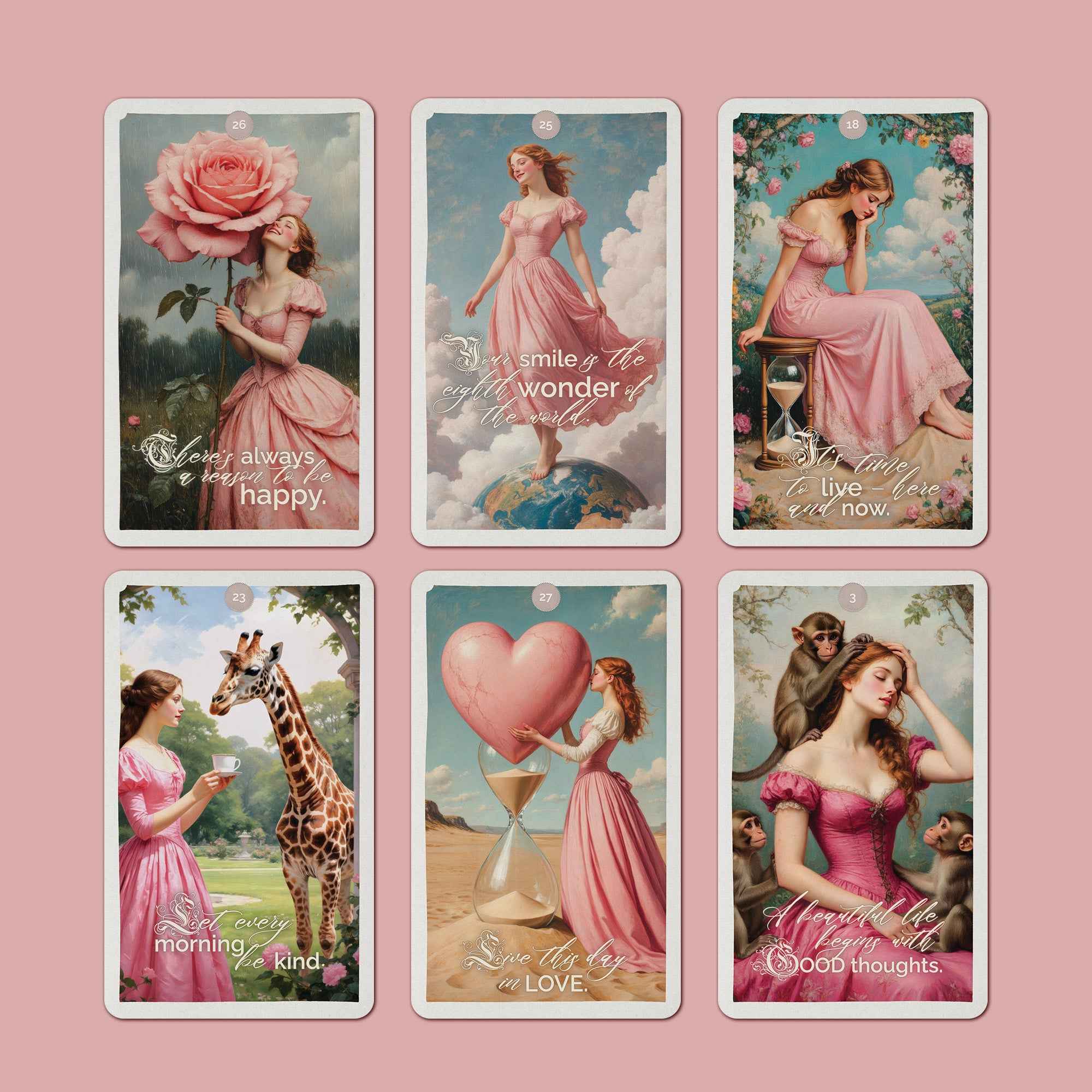 The Tiny Steps to Big Miracles Oracle Deck – 42-Card Oracle Deck for Self Reflection + Guidebook & Music